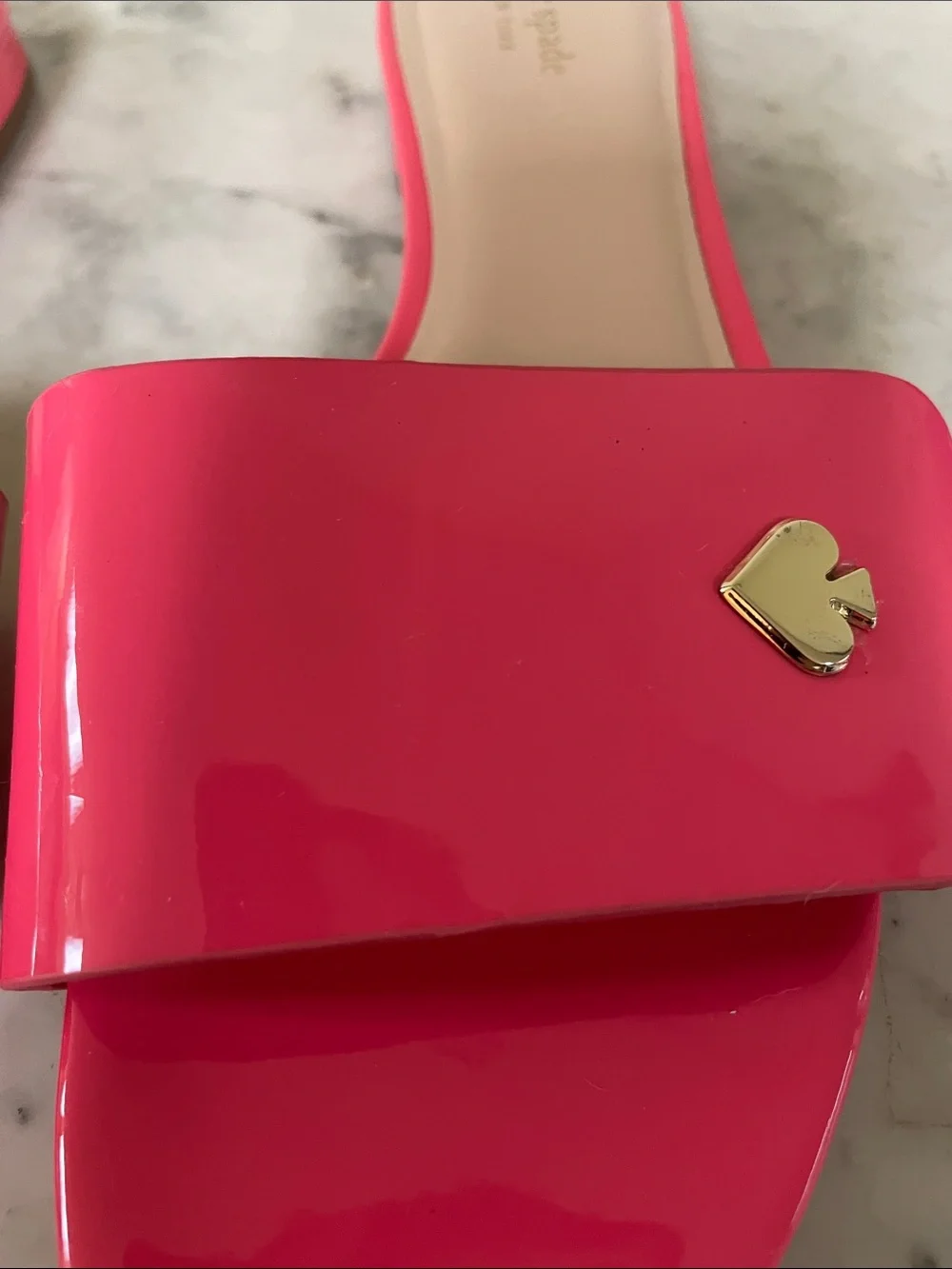Kate Spade Farrow Patent Leather Sandals - Size 10.5